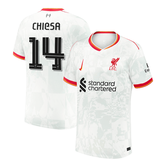 CHIESA #14 Liverpool Third Away  Soccer Jersey 2024/25 - UCL Top Soccer Jerseys Store