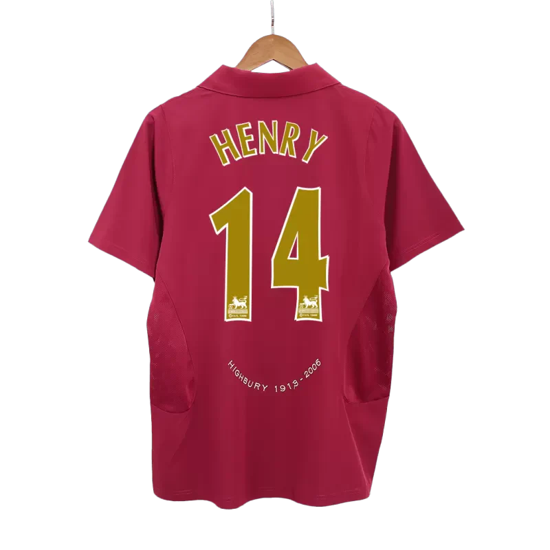 Retro HENRY #14 2005/06 Arsenal Home Soccer Jersey Top Soccer Jerseys Store