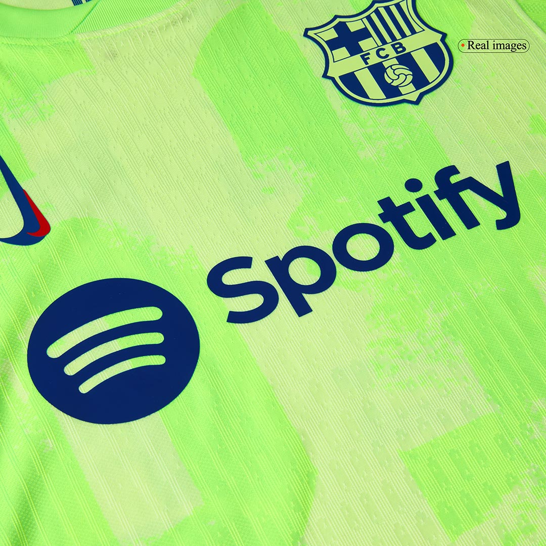 Player Version F.DE JONG #21 Barcelona Third Away Soccer Jersey 2024/25- UCL?Spotify Logo Without Text? Top Soccer Jerseys Store