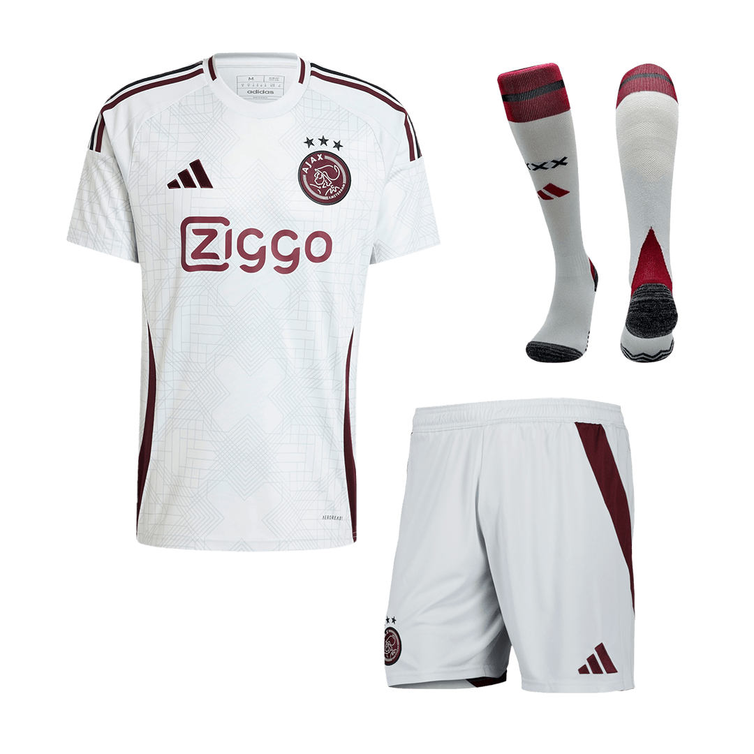 Ajax Third Away Soccer Jersey Kit(Jersey+Shorts+Socks) 2024/25 Top Soccer Jerseys Store