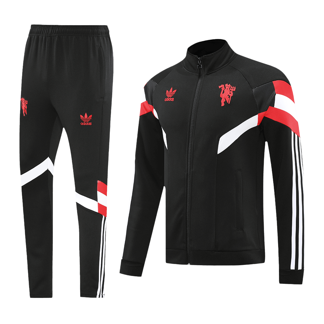 Manchester United Training Jacket Kit (Jacket+Pants) 2024/25 Top Soccer Jerseys Store