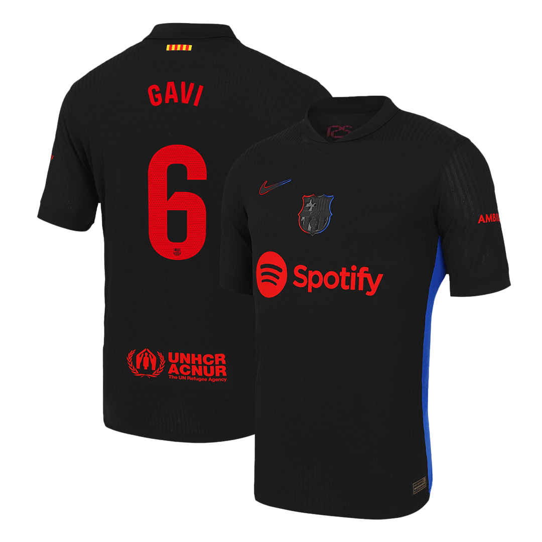 Player Version GAVI #6 Barcelona Away Soccer Jersey 2024/25 Top Soccer Jerseys Store