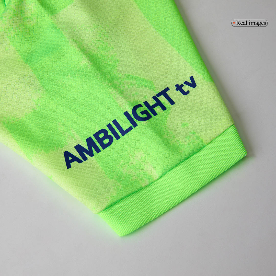 Kid's Barcelona Third Away Soccer Jersey Kit(Jersey+Shorts+Socks) 2024/25- UCL (Spotify Logo Without Text) Top Soccer Jerseys Store