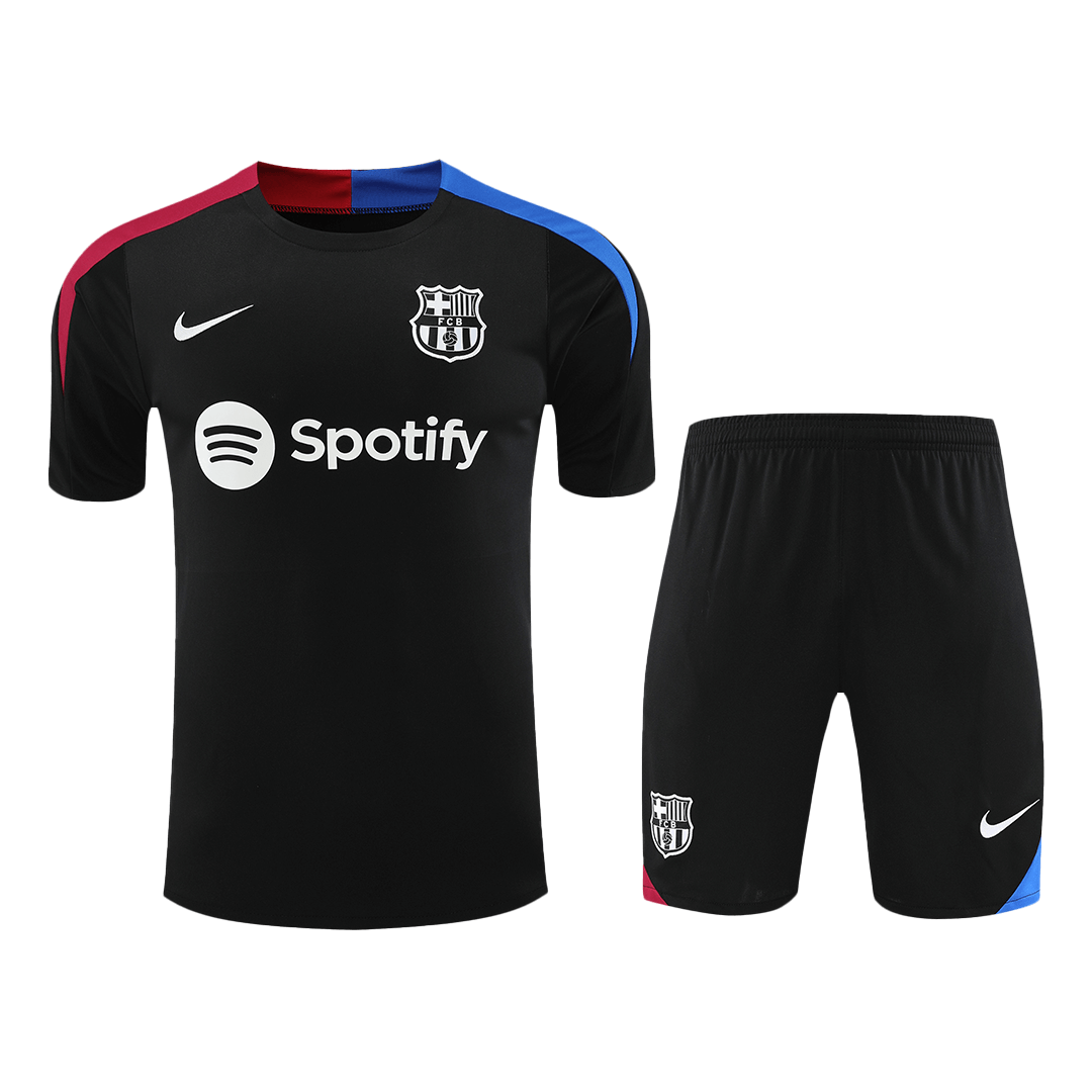 Barcelona Pre-Match Soccer Jersey Kit(Jersey+Shorts) 2024/25 Top Soccer Jerseys Store