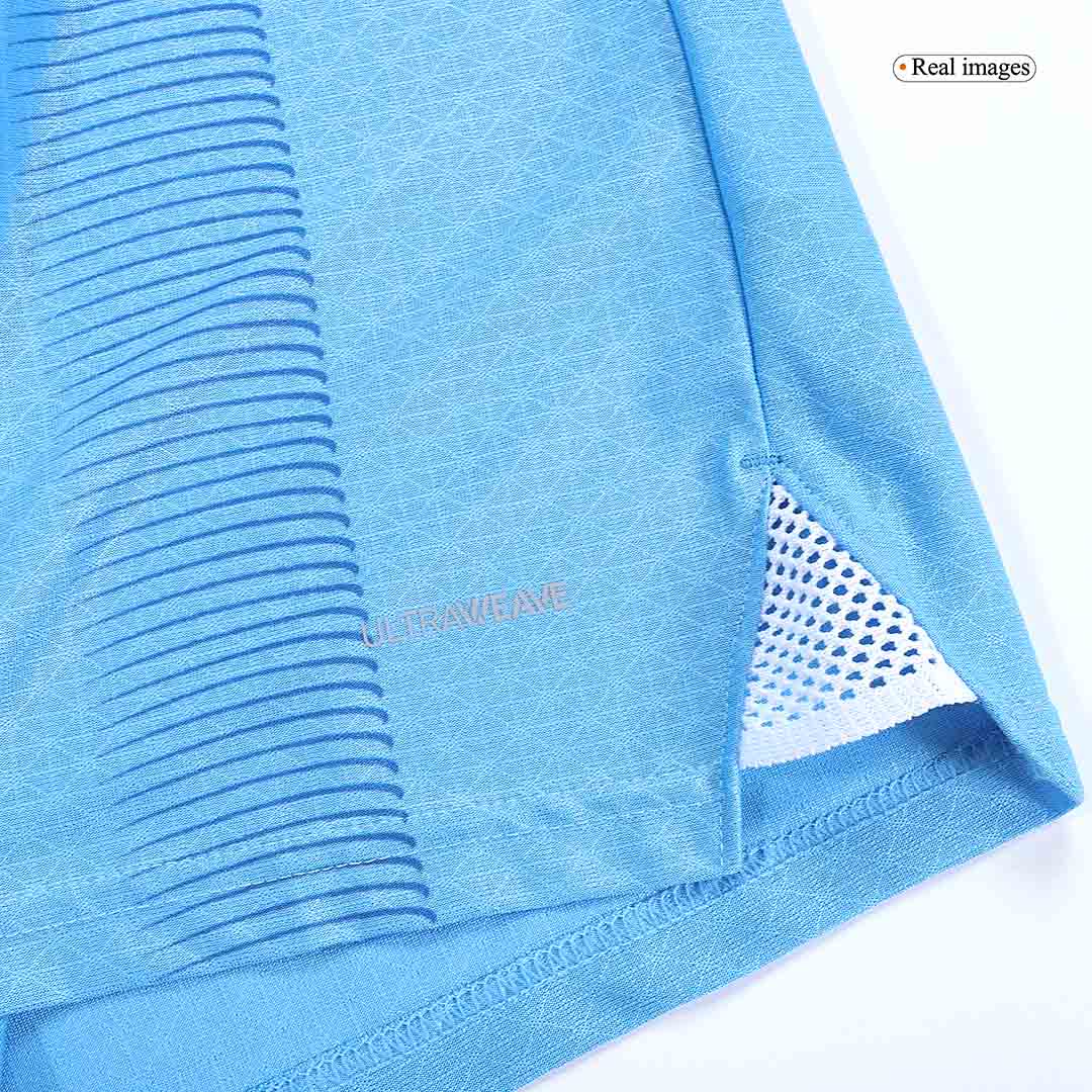 Player Version DE BRUYNE #17 Manchester City Home  Soccer Jersey 2023/24 Top Soccer Jerseys Store