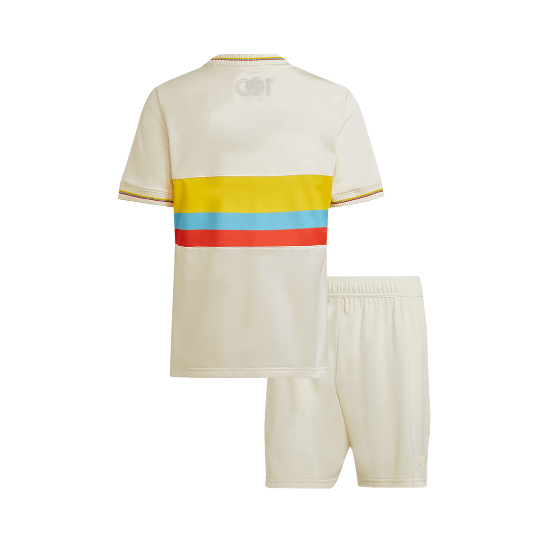 Kid's Colombia Soccer Jersey Kit(Jersey+Shorts) 2024 - 100th Anniversary Top Soccer Jerseys Store