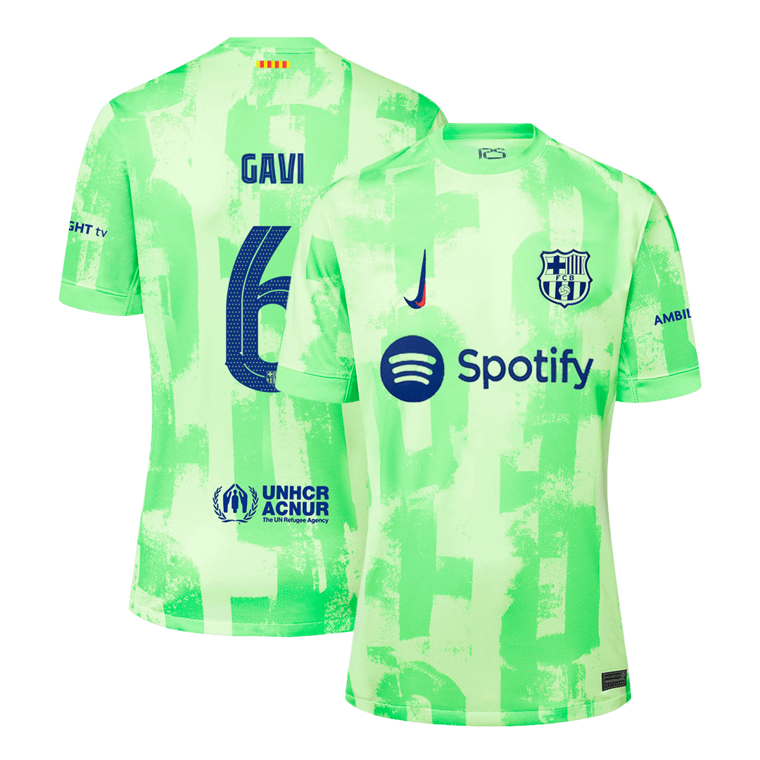 GAVI #6 Barcelona Third Away Soccer Jersey 2024/25- UCL Top Soccer Jerseys Store