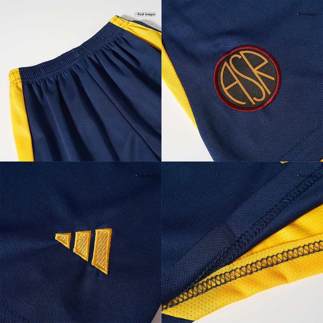 Kid's Roma Third Away Soccer Jersey Kit(Jersey+Shorts) 2024/25 Top Soccer Jerseys Store