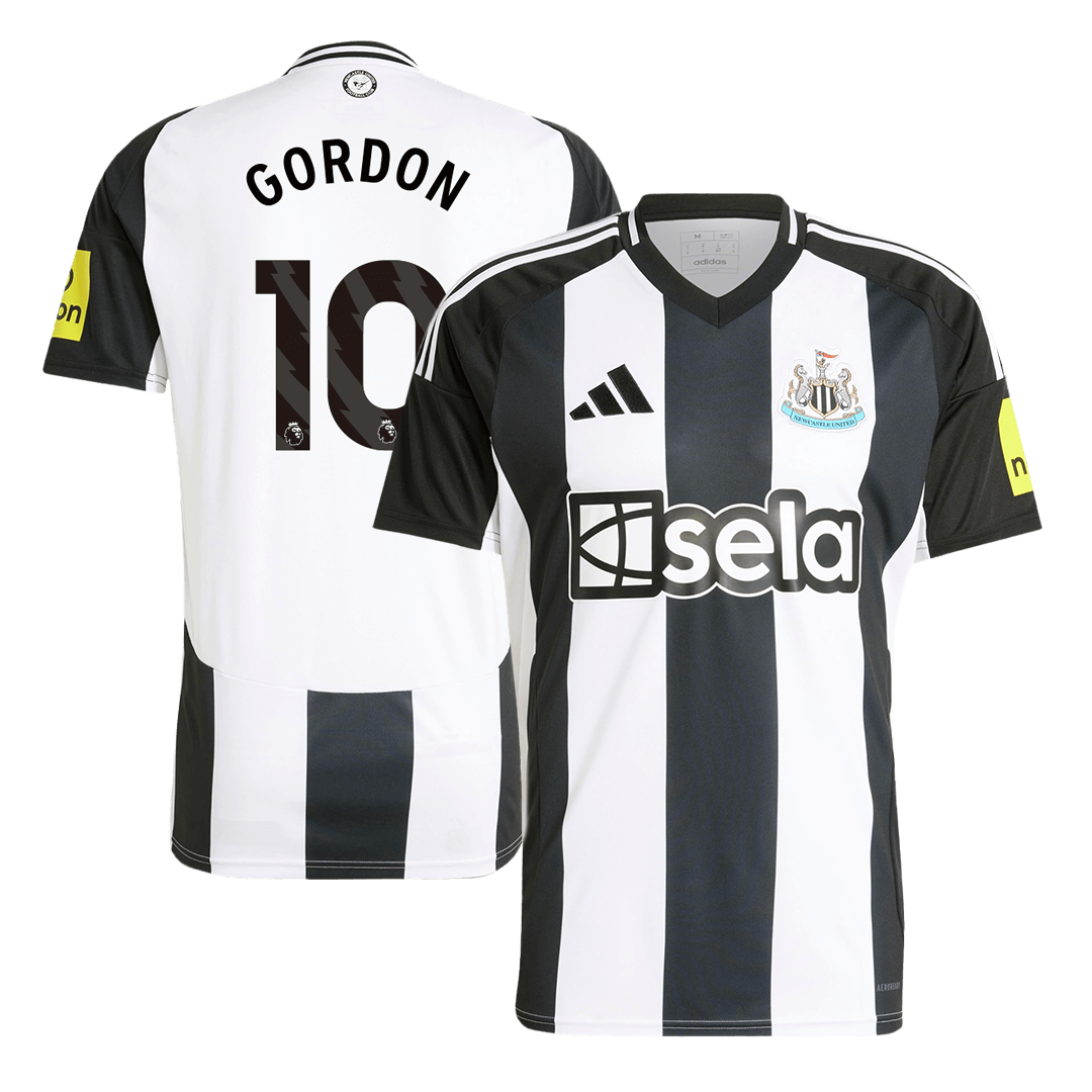 GORDON #10 Newcastle United Home Soccer Jersey 2024/25 Top Soccer Jerseys Store