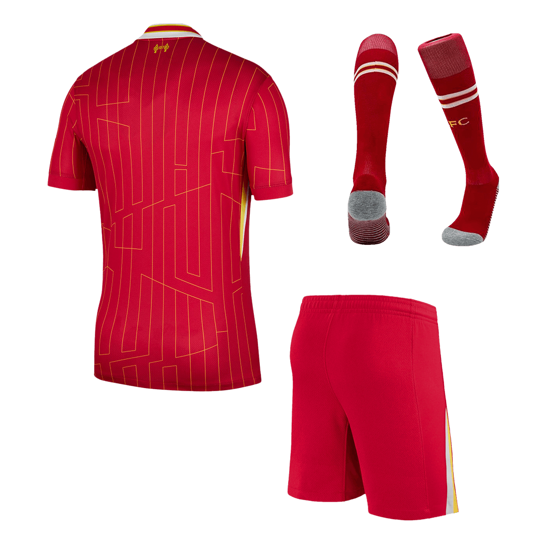 Liverpool Home Soccer Jersey Kit(Jersey+Shorts+Socks) 2024/25 Top Soccer Jerseys Store