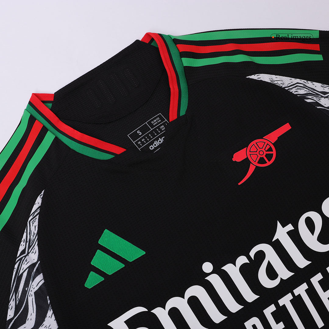 Player Version SAKA #7 Arsenal Away Soccer Jersey 2024/25 Top Soccer Jerseys Store