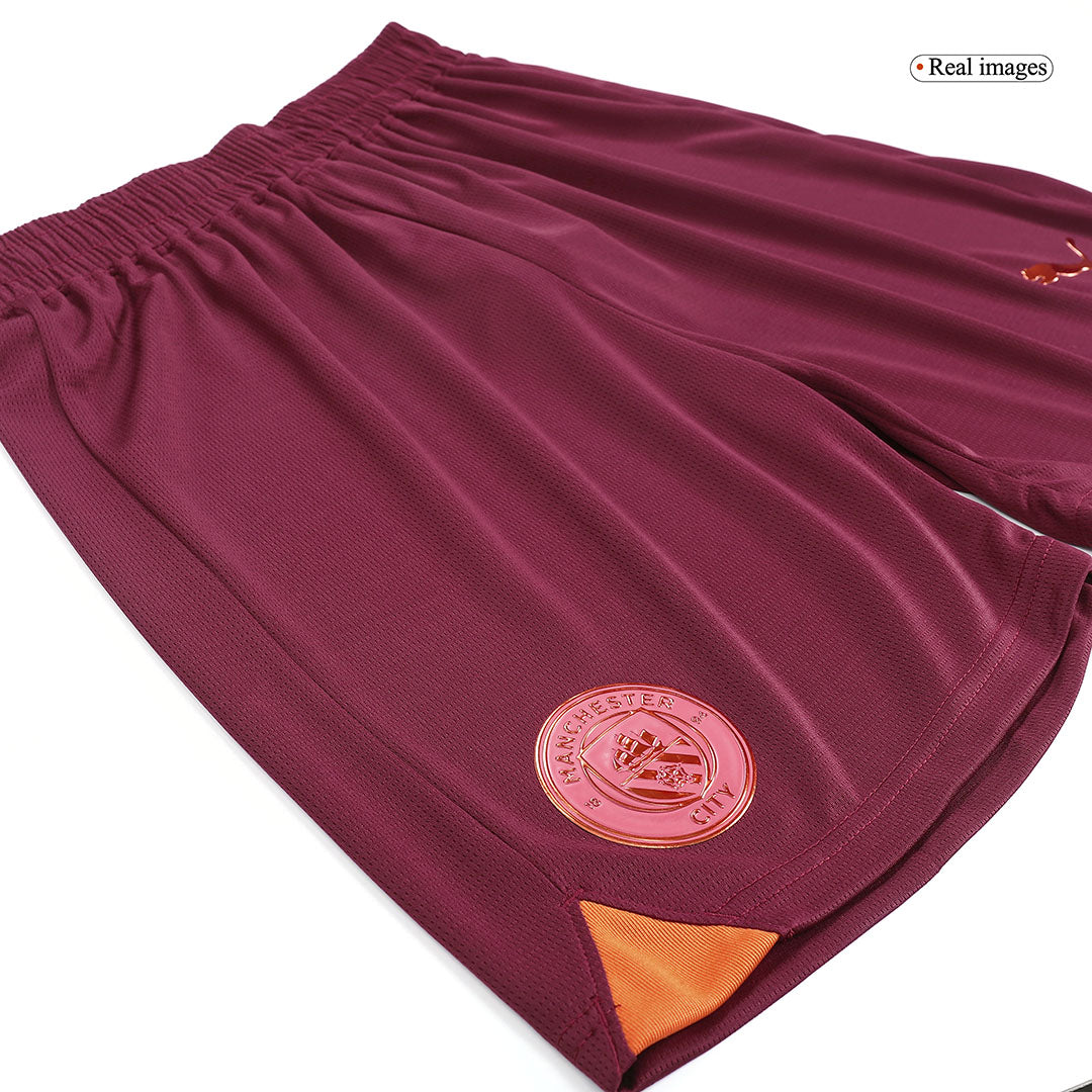 Manchester City Away Soccer Shorts 2023/24 Top Soccer Jerseys Store