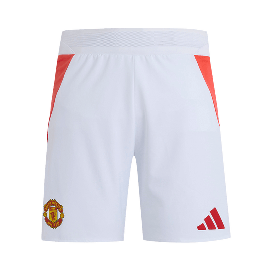 Player Version Manchester United Home Soccer Shorts 2024/25 Top Soccer Jerseys Store