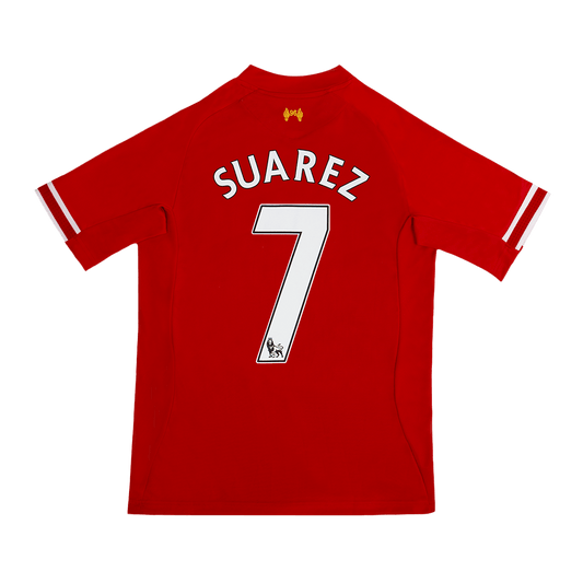 Retro SUAREZ #7 2013/14 Liverpool Home  Soccer Jersey Top Soccer Jerseys Store