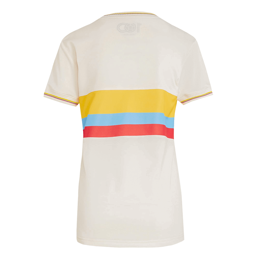 Women's Colombia  Soccer Jersey 2024 - 100th Anniversary Top Soccer Jerseys Store
