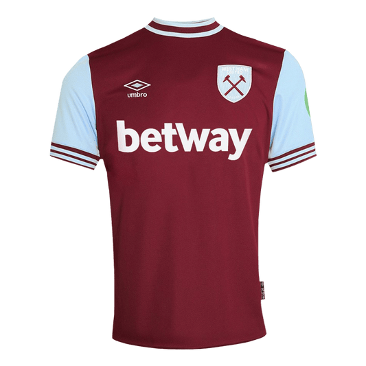 West Ham United Home  Soccer Jersey 2024/25 Top Soccer Jerseys Store