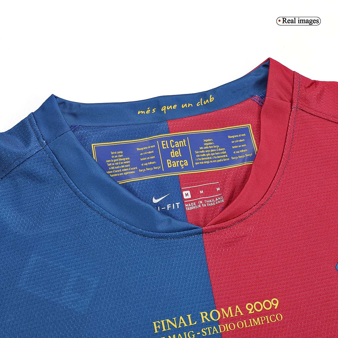 Retro XAVI #6 2008/09 Barcelona Home Long Sleeve Soccer Jersey- UCL Final Top Soccer Jerseys Store