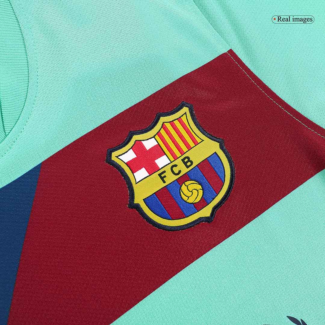 Retro A.INIESTA #8 2010/11 Barcelona Away  Soccer Jersey Top Soccer Jerseys Store