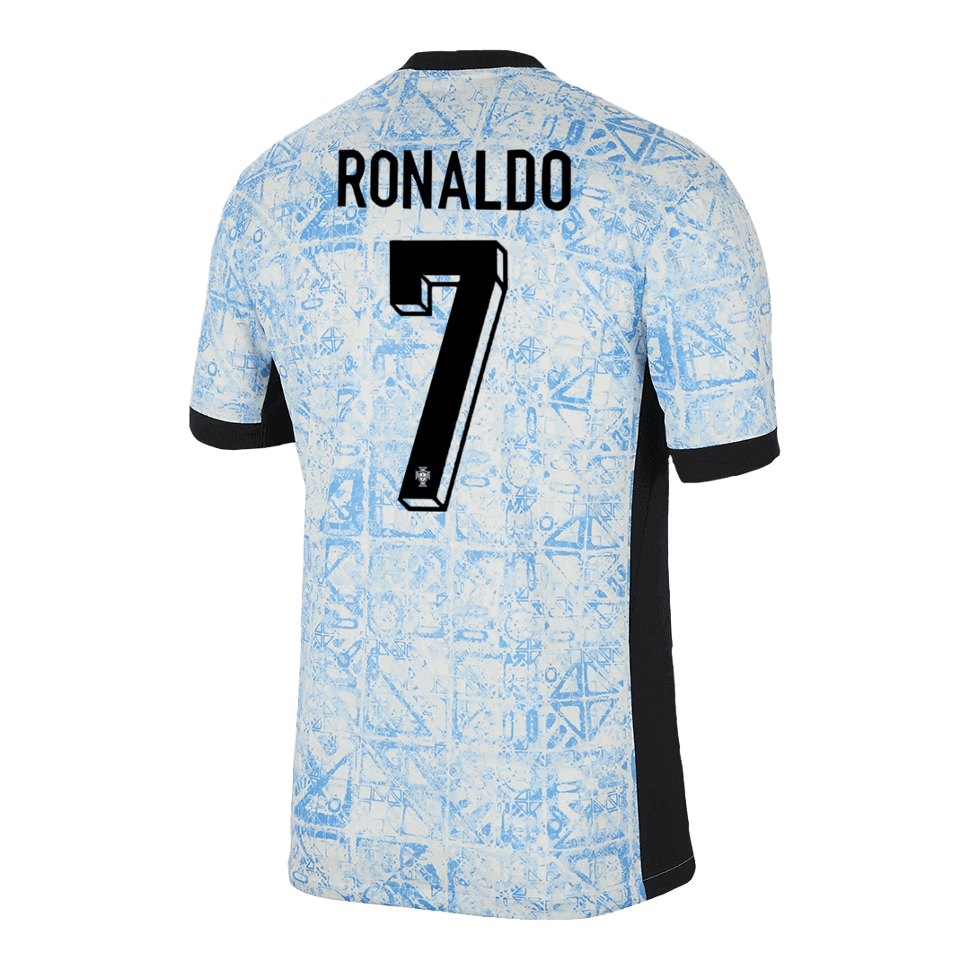 Men's Portugal RONALDO #7 Away Soccer Jersey Euro 2024