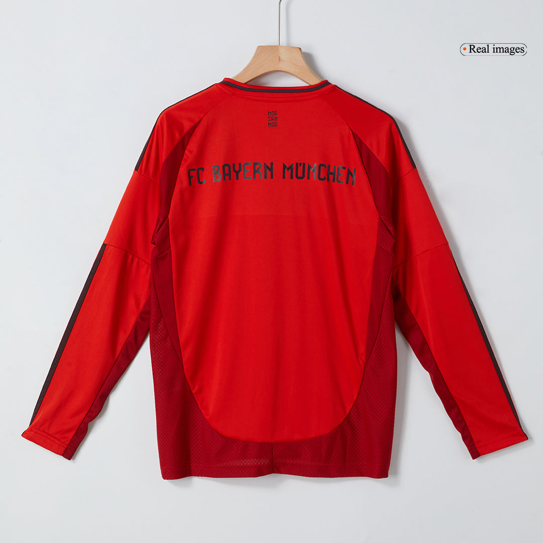 Bayern Munich Home Long Sleeve  Soccer Jersey 2024/25 Top Soccer Jerseys Store