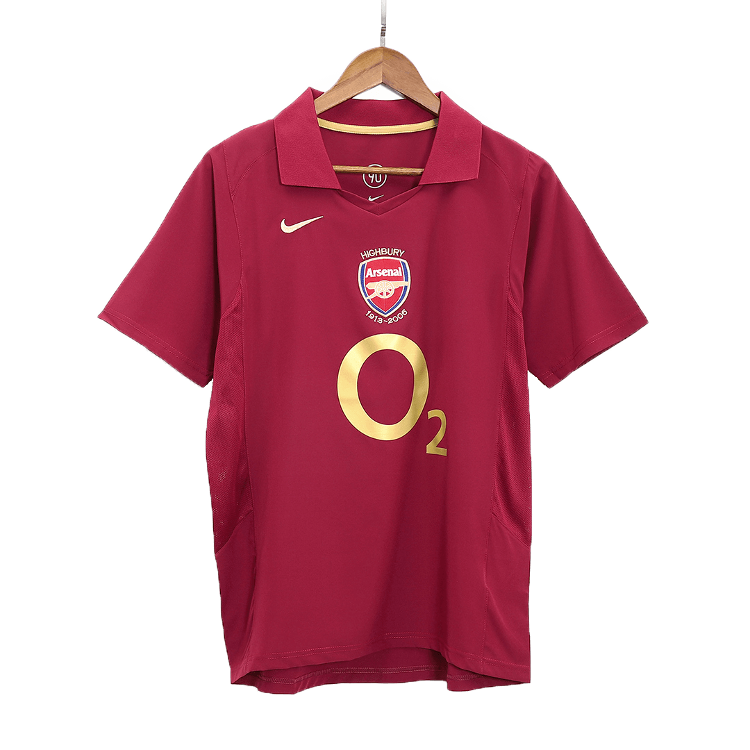 Retro HENRY #14 2005/06 Arsenal Home Soccer Jersey Top Soccer Jerseys Store