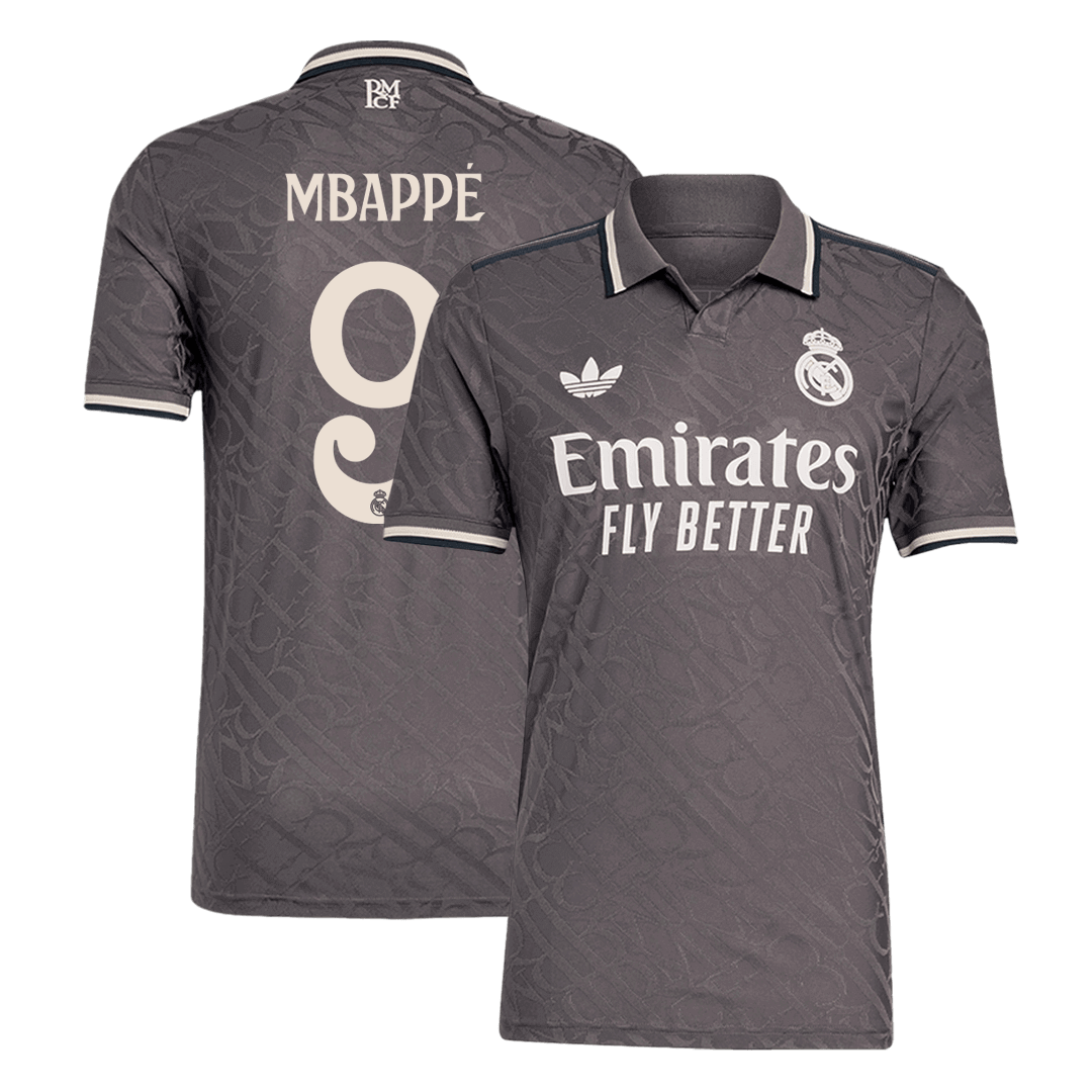 Player Version MBAPP? #9 Real Madrid Third Away Soccer Jersey 2024/25 Top Soccer Jerseys Store