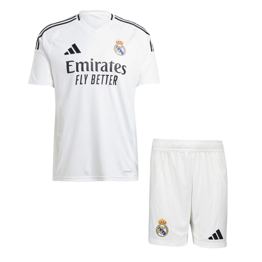 Real Madrid Home  Soccer Jersey Kit(Jersey+Shorts) 2024/25 Top Soccer Jerseys Store
