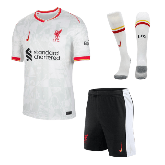 Liverpool Third Away  Soccer Jersey Kit(Jersey+Shorts+Socks) 2024/25 Top Soccer Jerseys Store