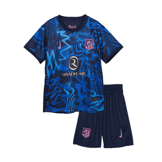 Kid's Atletico Madrid Third Away  Soccer Jersey Kit(Jersey+Shorts) 2024/25 Top Soccer Jerseys Store