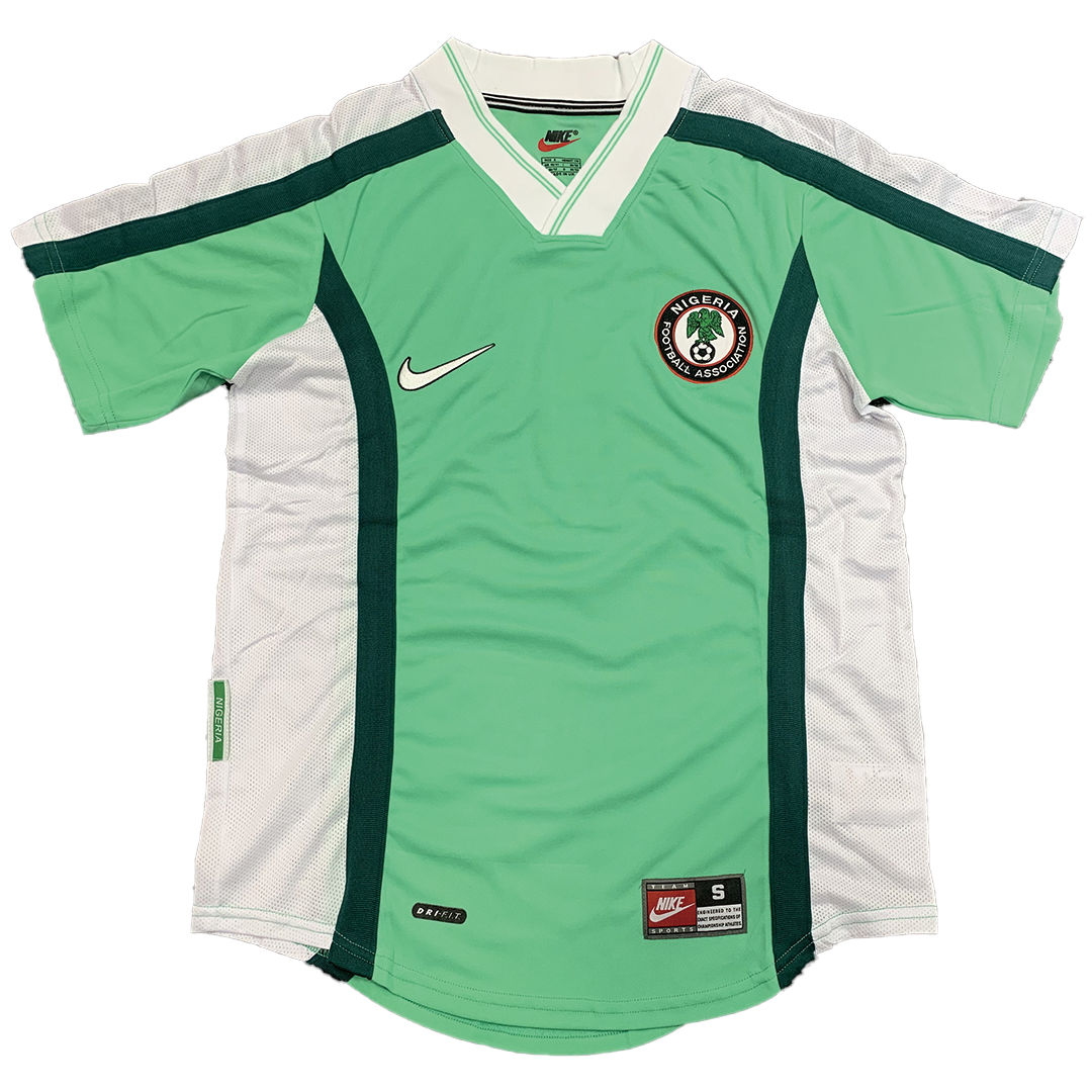 Retro 1998 Nigeria Home Soccer Jersey topsoccerjerseys.com