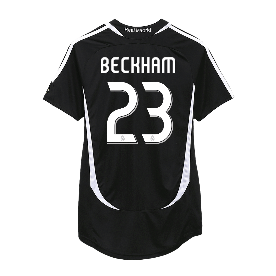 Retro BECKHAM #23 2006/07 Real Madrid Away Soccer Jersey Top Soccer Jerseys Store