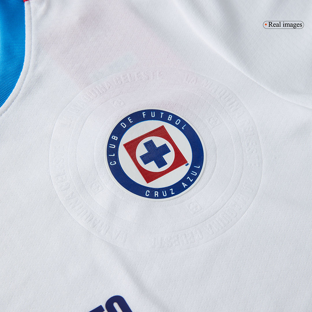 Kid's Cruz Azul Away Soccer Jersey Kit(Jersey+Shorts) 2024/25 Top Soccer Jerseys Store