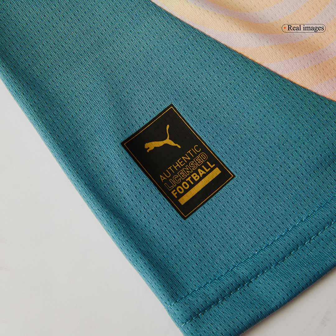 Kid's Manchester City Fourth Away Soccer Jersey Kit(Jersey+Shorts) 2024/25- Definitely City (UCL) Top Soccer Jerseys Store