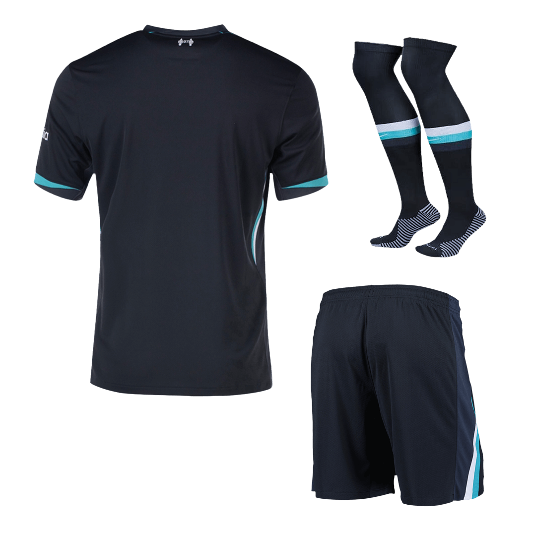 Liverpool Away  Soccer Jersey Kit(Jersey+Shorts+Socks) 2024/25 Top Soccer Jerseys Store