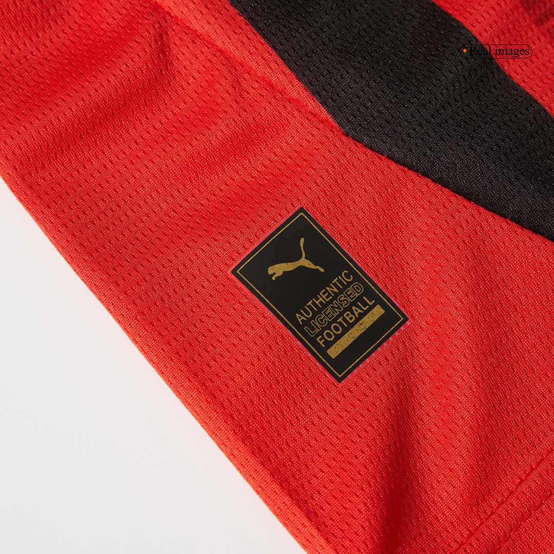 AC Milan Home Long Sleeve Soccer Jersey 2024/25 Top Soccer Jerseys Store