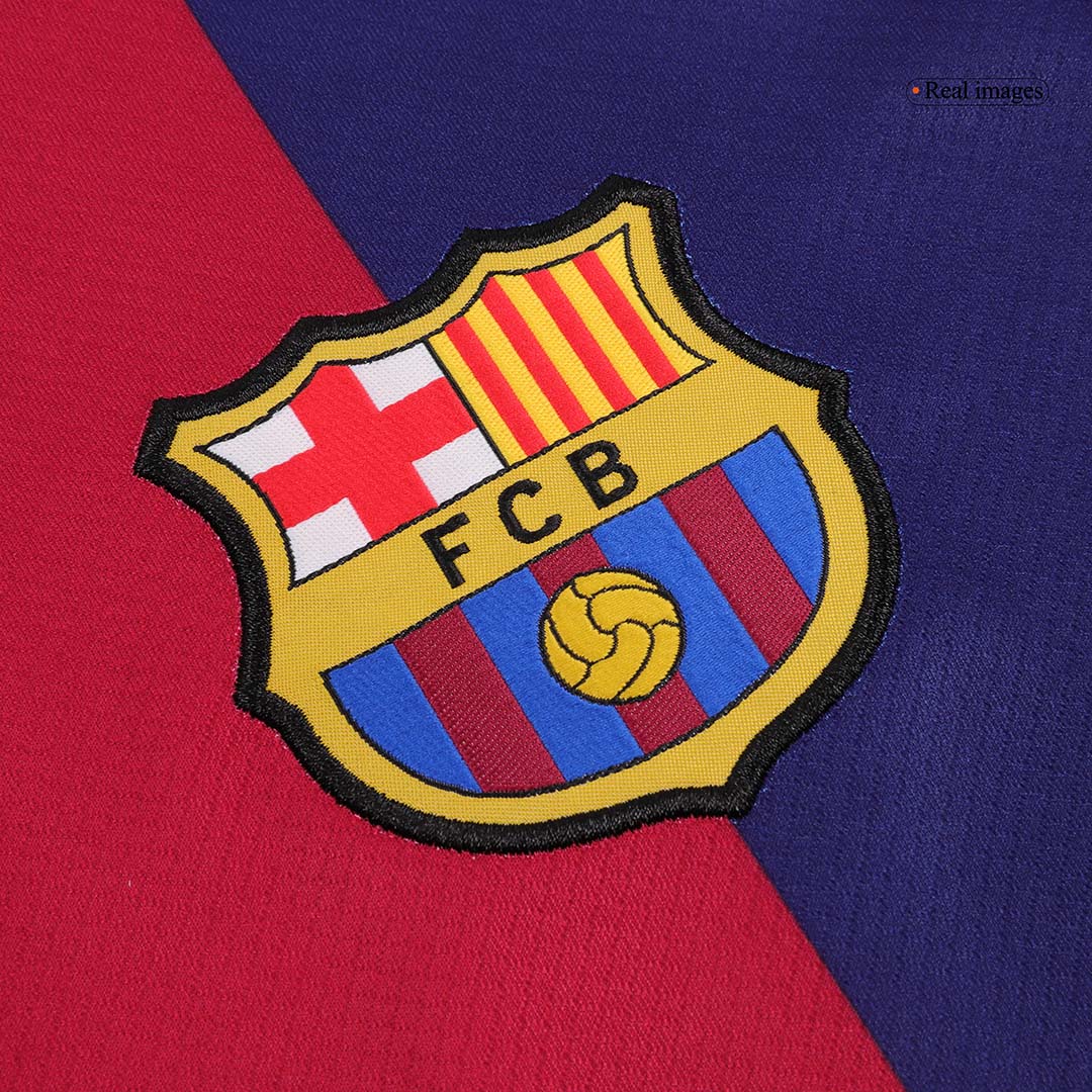 GAVI #6 Barcelona Home Soccer Jersey 2024/25- Spotify Logo Without Text Top Soccer Jerseys Store