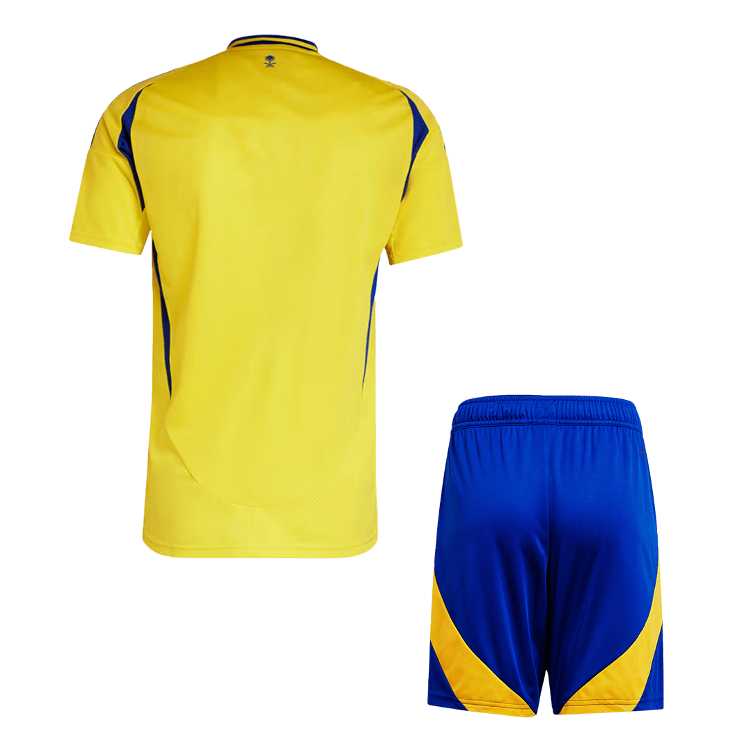 Al Nassr Home Soccer Jersey Kit(Jersey+Shorts) 2024/25 Top Soccer Jerseys Store