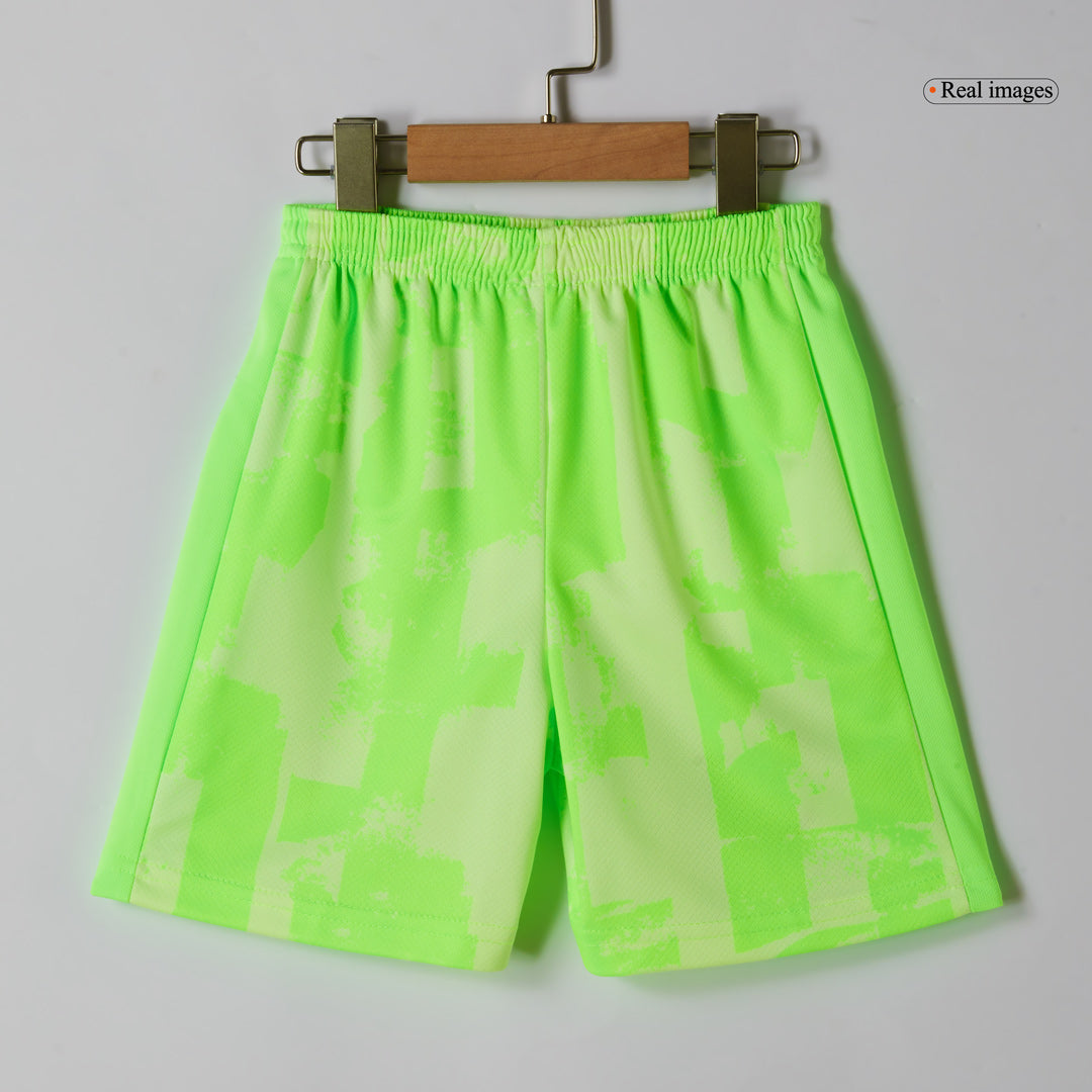 Kid's Barcelona Third Away Soccer Jersey Kit(Jersey+Shorts+Socks) 2024/25- UCL (Spotify Logo Without Text) Top Soccer Jerseys Store