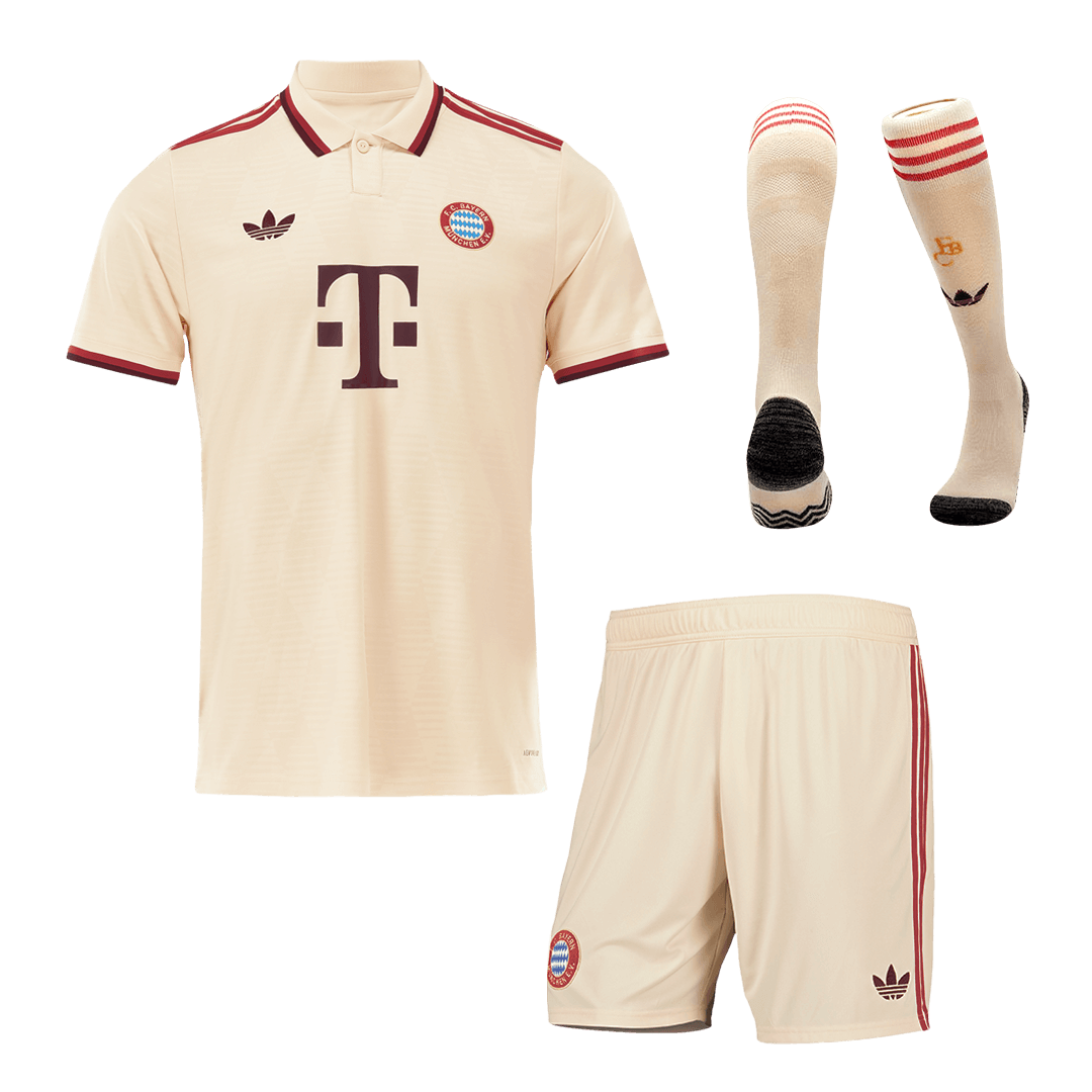 Bayern Munich Third Away Soccer Jersey Kit(Jersey+Shorts+Socks) 2024/25- UCL Top Soccer Jerseys Store