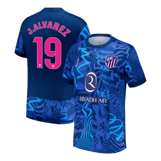 J.ALVAREZ #19 Atletico Madrid Third Away  Soccer Jersey 2024/25 Top Soccer Jerseys Store