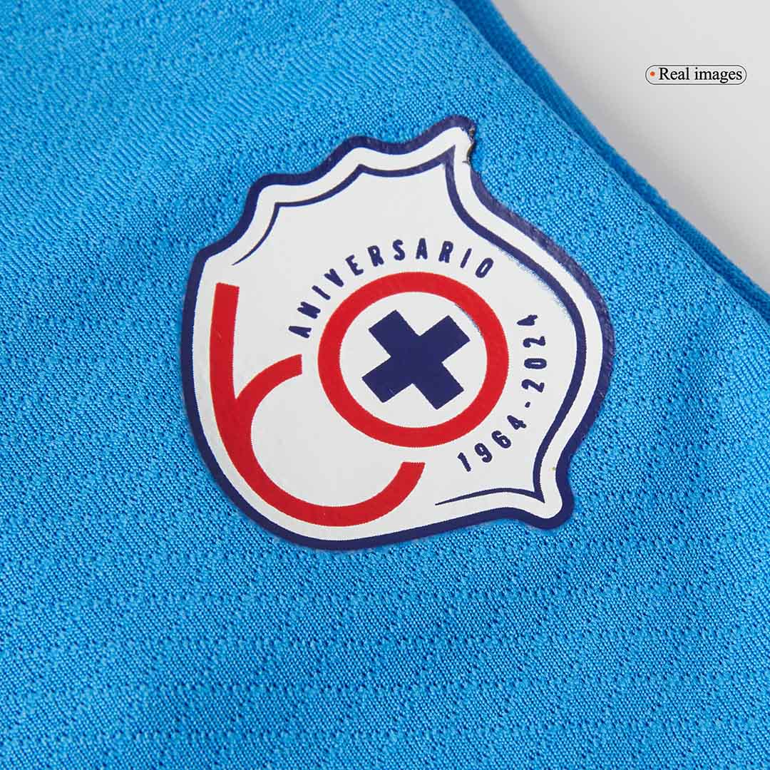 Kid's Cruz Azul Home Soccer Jersey Kit(Jersey+Shorts) 2024/25 Top Soccer Jerseys Store
