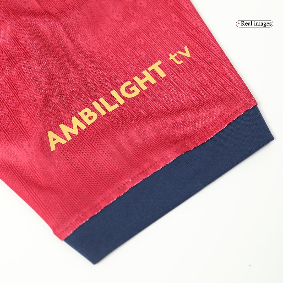 Player Version GAVI #6 Barcelona Home Soccer Jersey 2024/25 - Spotify Logo Without Text Top Soccer Jerseys Store