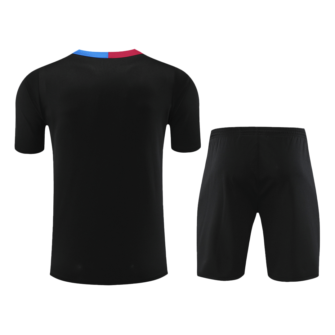 Barcelona Pre-Match Soccer Jersey Kit(Jersey+Shorts) 2024/25 Top Soccer Jerseys Store