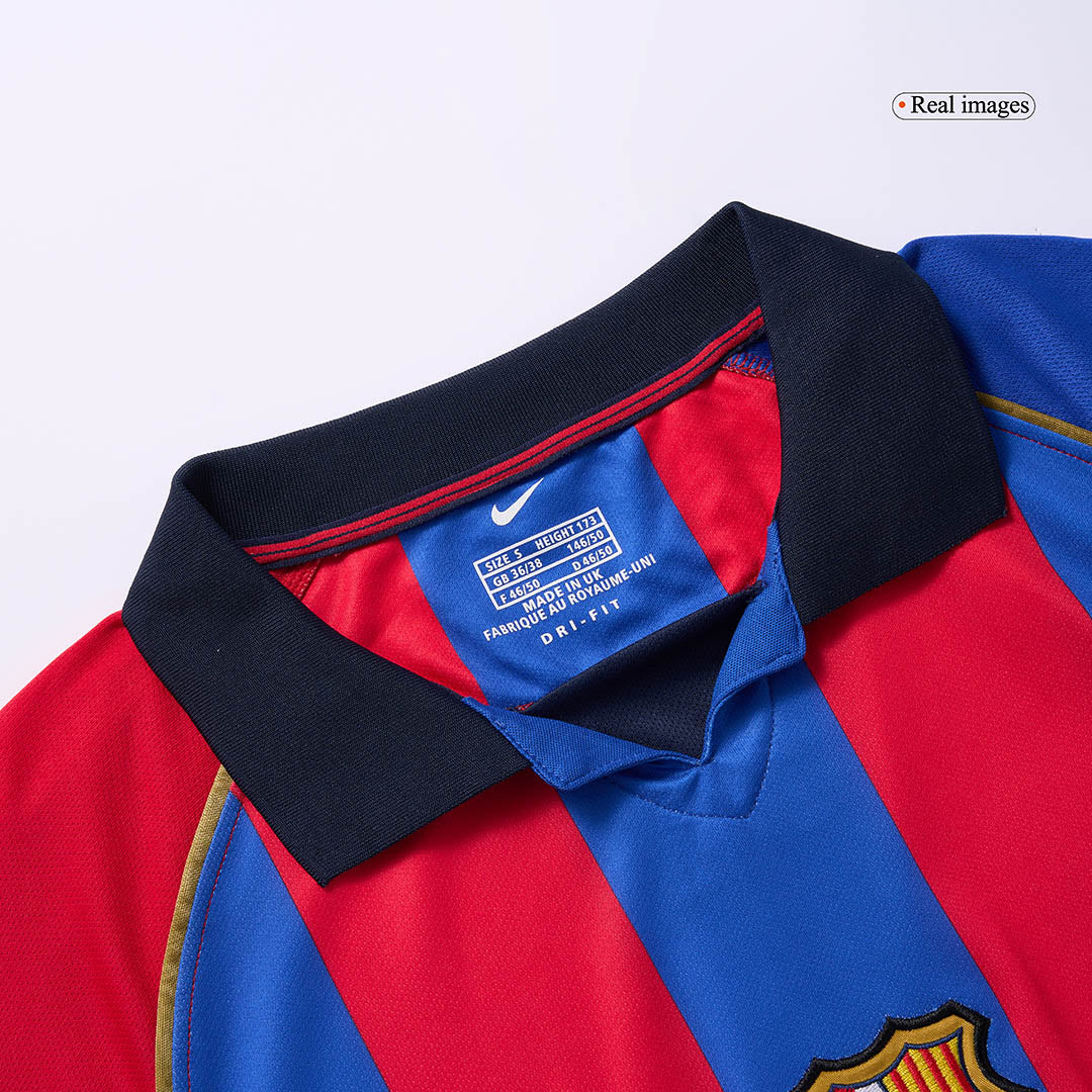 Retro XAVI #6 2001/02 Barcelona Home Soccer Jersey Top Soccer Jerseys Store