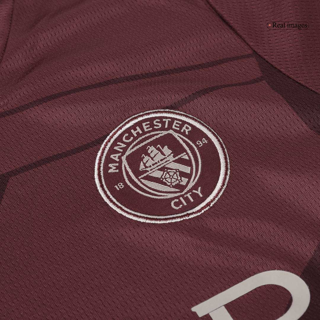 Kid's Manchester City Third Away Soccer Jersey Kit(Jersey+Shorts+Socks) 2024/25 Top Soccer Jerseys Store