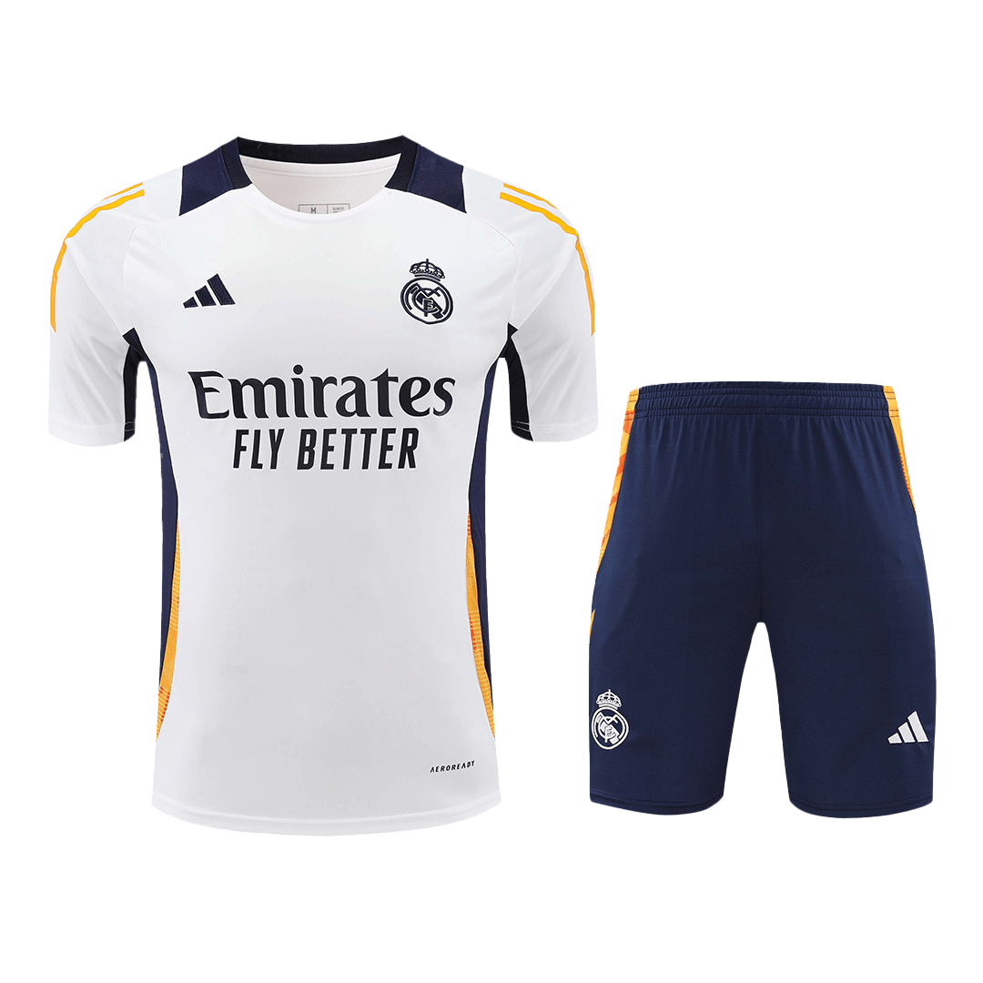 Real Madrid Pre-Match Soccer Jersey Kit(Jersey+Shorts) 2024/25 Top Soccer Jerseys Store