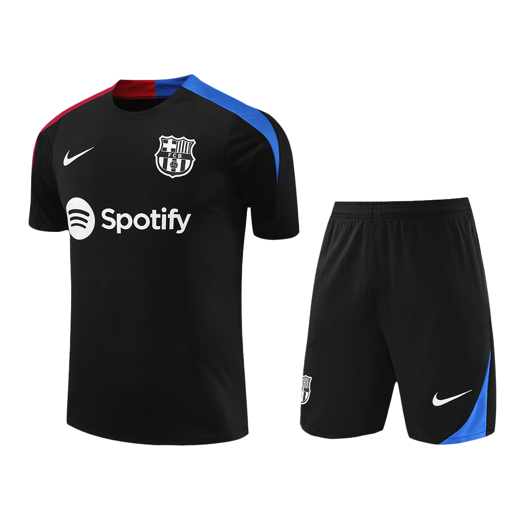 Barcelona Pre-Match Soccer Jersey Kit(Jersey+Shorts) 2024/25 Top Soccer Jerseys Store