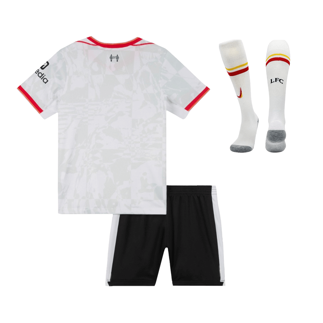 Kid's Liverpool Third Away Soccer Jersey Kit(Jersey+Shorts+Socks) 2024/25 Top Soccer Jerseys Store
