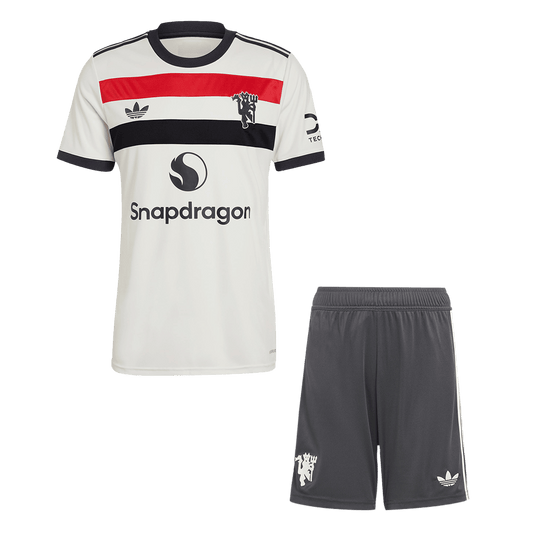 Manchester United Third Away  Soccer Jersey Kit(Jersey+Shorts) 2024/25 Top Soccer Jerseys Store