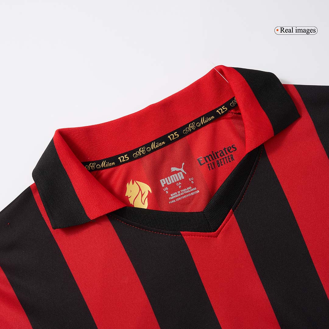 #125 AC Milan 125th Anniversary Long Sleeve  Soccer Jersey 2024/25 Top Soccer Jerseys Store